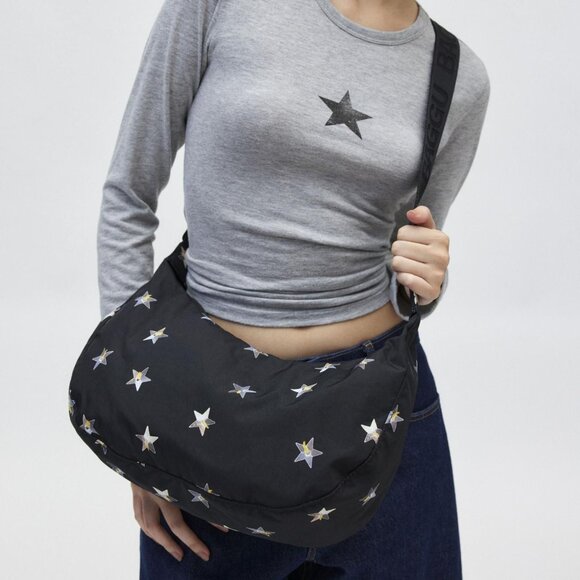 NWT Baggu Medium Crescent Bag - Stars - Picture 4 of 10